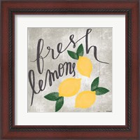 Framed Fresh Lemons