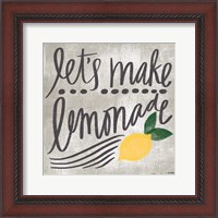 Framed Let's Make Lemonade