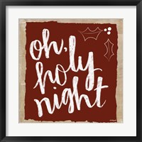 Framed Oh Holy Night