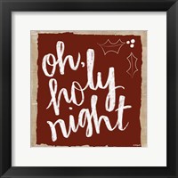 Framed Oh Holy Night