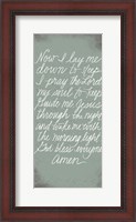 Framed Prayer