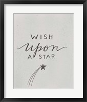 Framed Wish Upon a Star