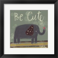 Framed Cute Elephant