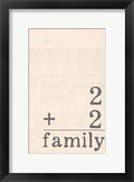 Family Framed Print