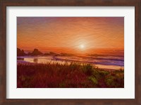 Framed Beach Color