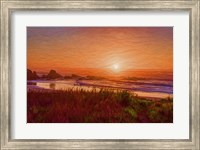 Framed Beach Color