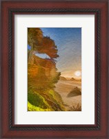 Framed Beach Sunset