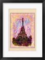 Framed Je T'aime Paris