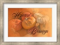 Framed Harvest Blessings I
