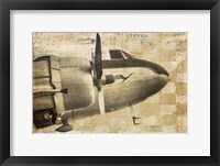 Framed Prop Plane Nose