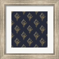 Framed Gold Shell Pattern