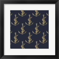 Framed Gold Anchor