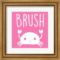 Framed Sea Creatures-Brush