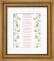 Framed Decorative Desiderata