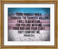 Framed Psalm 23:4