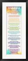 Framed Colorful Desiderata