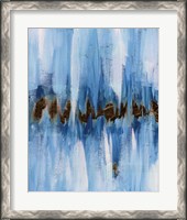 Framed Abstract Blue I