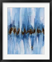 Abstract Blue I Framed Print