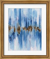 Framed Abstract Blue II