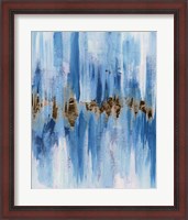 Framed Abstract Blue II