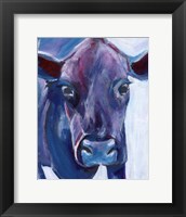 Framed Purple Cow
