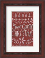 Framed Sweet Country Christmas
