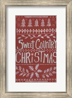 Framed Sweet Country Christmas