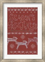 Framed Season's Greetings