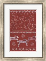 Framed Season's Greetings