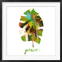 Framed Peace Leaf