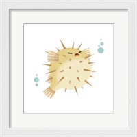 Framed Sea Creatures - Pufferfish