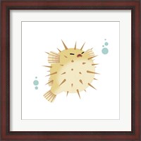 Framed Sea Creatures - Pufferfish