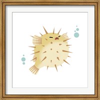 Framed Sea Creatures - Pufferfish