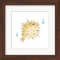 Framed Sea Creatures - Pufferfish