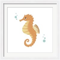 Framed Sea Creatures - Seahorse