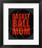 Framed Basketball Mom