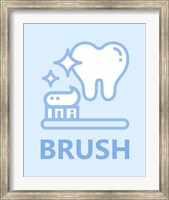 Framed Boy's Bathroom Task-Brush