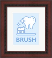 Framed Boy's Bathroom Task-Brush
