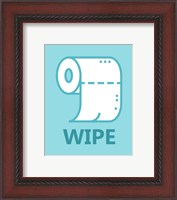 Framed Boy's Bathroom Task-Wipe