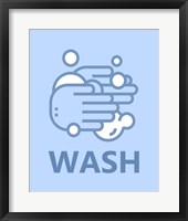 Framed Boy's Bathroom Task-Wash