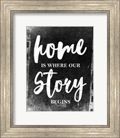 Framed Home Is Where Our Story Begins-Film