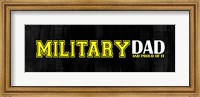 Framed Proud Military Dad