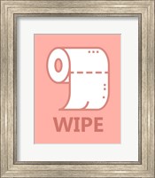 Framed Girl's Bathroom Task-Wipe