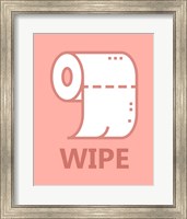 Framed Girl's Bathroom Task-Wipe