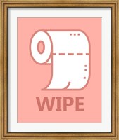 Framed Girl's Bathroom Task-Wipe