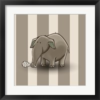 Framed 'Elephant Stipes' border=