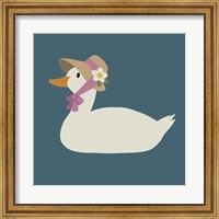 Framed Duck Family Mom