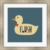 Framed Duck Family Boy Flush