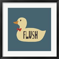 Framed Duck Family Boy Flush