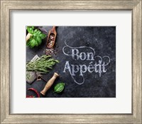 Framed Bon Appetit Herbs and Spices